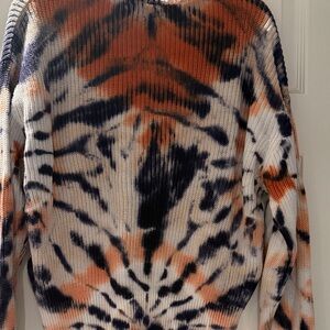 YFB Tie-Dye Sweater - Orange and Black